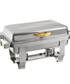 CHAFER ENTERO ECOR 9 QT MODELO 933RC TAPA ABATIBLE DETALLES EN COLOR DORADO