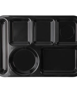 CHAROLA DE 6 COMPARTIMENTOS 10 x 14 pg MARCA Carlisle MODELO 614BK