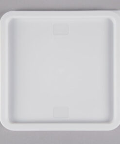 Tapa para Contenedor Cuadrado de 12, 18, y 22 Qt. Polipropileno Blanco