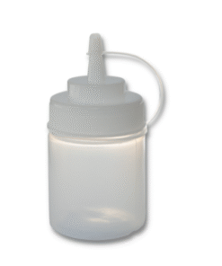 Bote Recipiente Para Aderezo Rojo 8 Oz