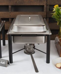 CHAFER ENTERO 8 QT MODELO PLSSFLKIT BASE ESTRUCTURA PINTADA Y TAPA DE ACERO INOX