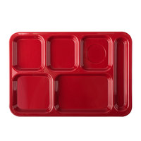 CHAROLA DE 6 COMPARTIMENTOS 10 x 14 pg MARCA Carlisle MODELO 614RD