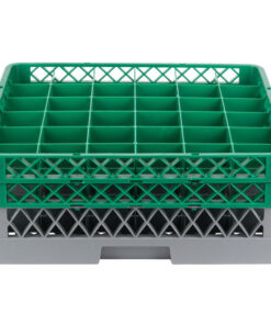 Rack de 36-Compartimentos con 2 Extensiones Verdes  (Medida del Compartimento: DIAMETRO MAXIMO 2 7/8 PG  ALTURA MAXIMA 6 PG)