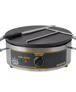 CREPERA CARNIVAL KING MODELO CMPT16A DE 16 PG - ELECTRICA,  20 3/4 x 6 3/4 pg , 120V,  120 - 570 Degrees F