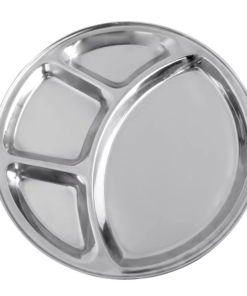 PLATO DE 12 1/2 PG CON 4 DIVSIONES DE ACERO INOXIDABLE  176CTRYRN4SS