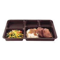 CHAROLA DE 3 COMPARTIMENTOS MARCA Cambro MODELO 1411CPBR