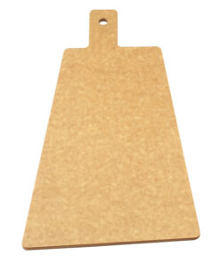Tabla para Quesos Trapezoidal Madera Natural de  12 x 8 x 1/4 Pulgadas