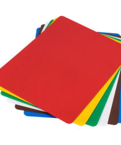 Juego de Tablas de Corte de Tablecraft FCB1520A 20 x 15 Varios Colores Flexible - 6/Juego