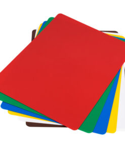 Juego de Tablas de Corte de Tablecraft FCB1824A 24 x 18 Varios Colores Flexible - 6/Juego