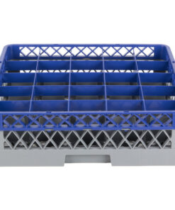 Rack de 25-Compartimentos con 1 Extension Azul  (Medida del Compartimento: DIAMETRO MAXIMO 3 3/8 PG ALTURA MAXIMA 4 3/8 PG)