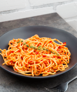 PLATO MATE NEGRO REDONDO PASTA 23CM (CAJA CON 18 PIEZAS)