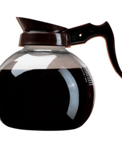 JARRA PARA CAFÉ TRANSPARENTE COLOR CAFÉ DE 1.9 LTS (64oz)