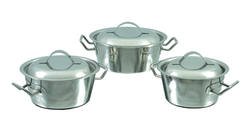 Cacerola Conica No 4 Acero Inoxidable Cap 4 Lts 27 cm