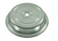 Cubre Plato Alto Recto No 02 Acero Inoxidable 30 cm