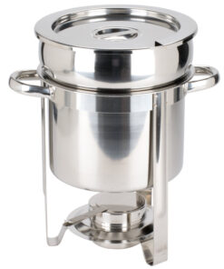 CHAFER REDONDO PARA CALDOS Deluxe 7 Qt.(6.6lts) Soup Chafer CHOICE (IMPORTADO)