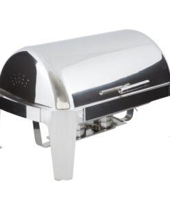 CHAFFER ENTERO DELUX CROMADO 8qt (7.5lts) TAPA HABATIBLE (IMPORTACION)