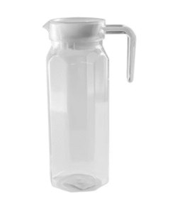 Jarra Para Agua Transparente, Policarbonato, Tapa Plastico, 1.1 Lt