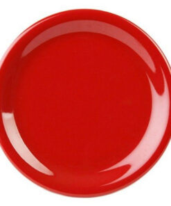 Melamina Rojo Plato Extendido 10 Pg