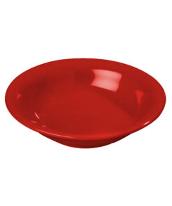 Melamina Rojo Plato Sopero 7.5 Pg