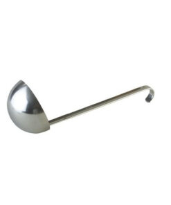 Cucharon Corto 1.5 Oz Acero Inoxidable Una Pieza