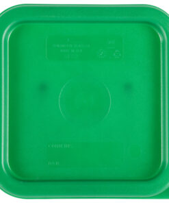 Tapa Cuadrada Plastica Verde Para 2 Qt Y 4 Qt Thunder Group