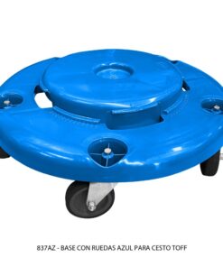 Base Para Contenedor TOFF Con Ruedas Color Azul