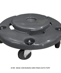Base Para Contenedor TOFF Con Ruedas Color Gris