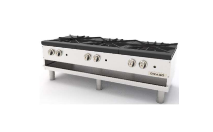 Estufon 3 Secciones Horizontal Patas Cortas GPFO-03-HLH, 137.2 x 56 x 45.7 cm